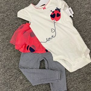 Baby girl LadyBug 2 piece set